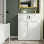 Шкаф с дверцами, белый, 84x101 см, GREÅKER IKEA - фото 9