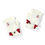 Вязаные перчатки женские XXOFF, серый (собачий зуб) - фото 5