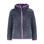 Флисовая куртка для девочек CMP, куртка с капюшоном Fix Hood 38P1455 - фото
