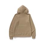 Однотонный худи A BATHING APE, серый GYX - фото 3