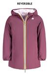 Куртка K-Way для девочек, фиолетовый / розовый - фото
