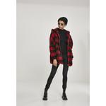 Парка Urban Classics Hooded Check, красный - фото 2