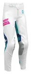 Женские брюки Launchmode Bleach Thor, белый/аквамарин - фото 2