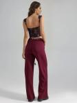 Hiccup Брюки Regular в цвете бургунди - фото 3
