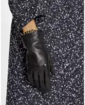 Кожаные перчатки Мелоди Lanvin, черный - фото 4