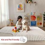 nuLOOM Gloria Abstract Shag ковер, 244 x 244 см, beige - фото 6