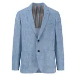 Блейзер Fynch Hatton Linen Herringbone, синий - фото