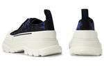 Alexander McQueen Tread Slick Low Lace Up Blue Black Women's - фото 4