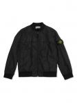 Куртка-бомбер Stone Island Junior Compass-badge, черный - фото