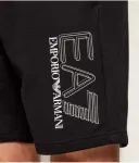 Шорты regular fit Ea7, черный - фото 4