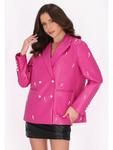 Куртка faina, фуксия - фото 3