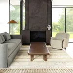 Коврик из текстурированной шерсти Chandy nuLOOM, 76x244 см, кремовый - фото 8