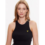 Топ приталенного кроя Lyle & Scott, черный - фото 4