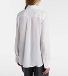 Рубашка из шелкового крепа Gancini Ferragamo, Mascarpone - фото 6