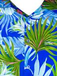 Блуза King Kameha Pineapple Leaves, синий - фото 3