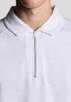 Поло Lyle & Scott SS INTERLOCK ZIPPED , White - фото 4