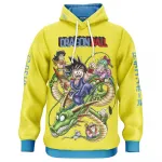 Худи Otso Dragon Ball Shenron, желтый - фото