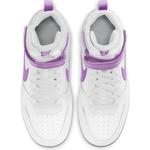 Детские кроссовки Nike Court Borough Mid 2 Nike, белый - фото 4