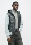 Толстовка J.LINDEBERG SETH HYBRID ZIP HOOD, Medium Grey Melange/Grey - фото 5