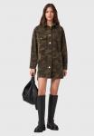 Платье AllSaints FAYE FLOCKED, Green/Khaki - фото 4