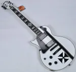 ESP LTD Iron Cross Джеймс Хетфилд Леворукая гитара Snow White - фото 9