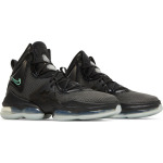 Кроссовки Nike LeBron 19 'Black Green Glow', черный - фото 8