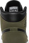 Кроссовки Air Jordan 1 Mid Olive Canvas, зеленый - фото 7