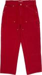 Брюки Supreme Double Knee Painter Pant 'Red', красный - фото