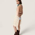 Фартук для жарки шашлыков со стразами Miu Miu SS2026 - фото 5