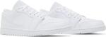 Кроссовки Air Jordan 1 Low Triple White 2022, белый - фото 8