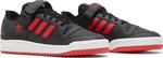 Кроссовки Adidas Forum Low 'Black Vivid Red', черный - фото 9