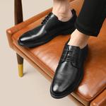 Туфли мужские черные HLA низкие улучшенные - фото 7