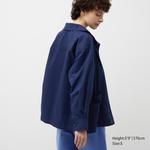 Куртка Uniqlo х JW Anderson Light Cotton Oversized, синий - фото 9