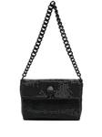 Kurt Geiger London маленькая сумка Eagle-Head с кристаллами, черный - фото