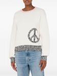 Джемпер Peace MOSCHINO JEANS, белый - фото 2