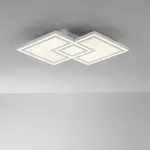 Потолочный светильник LED BEDGING LED-панель 1 шт. теплый белый Just Light, белый - фото 4