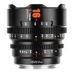 Кинообъектив 7Artisans Hope 16mm T2.1 S35 Cine Lens, Micro 4/3 Mount, черный - фото