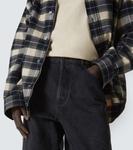 Анаграм джинсы с широкими штанинами Loewe, черный - фото 5