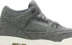Кроссовки Air Jordan 3 Retro Wool BG, серый - фото 2