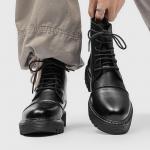 Мотоциклетные ботинки Martin Boot ZHENRAN, черный - фото 4