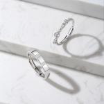 PARAS KORS Пара серебряных колец S925 Unisex - фото 5