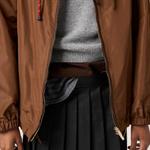 Куртка с капюшоном MIU MIU, коричневый - фото 8