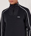 Толстовка мужская Boss Green на молнии, синий - фото 4