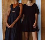 Мини-платье Stasia черного цвета Cleobella - фото 3