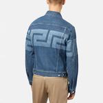 VERSACE Джинсовая куртка мужская синяя, Blue - фото 6