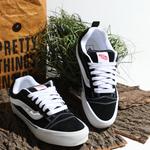 Knu Skool Black White Vans, черно-белая - фото 8
