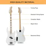 Электрогитара Glarry White GP PRO без накладки - фото 6