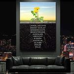 Картина на холсте Hustling Sharks Löwenzahn des Erfolgs, черный - фото 2