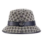 Бейсболка gg canvas bucket hat 'beige blue' Gucci, бежевый - фото