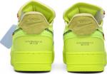 Кроссовки Nike Off-White x Air Force 1 Low 'Volt', желтый - фото 7